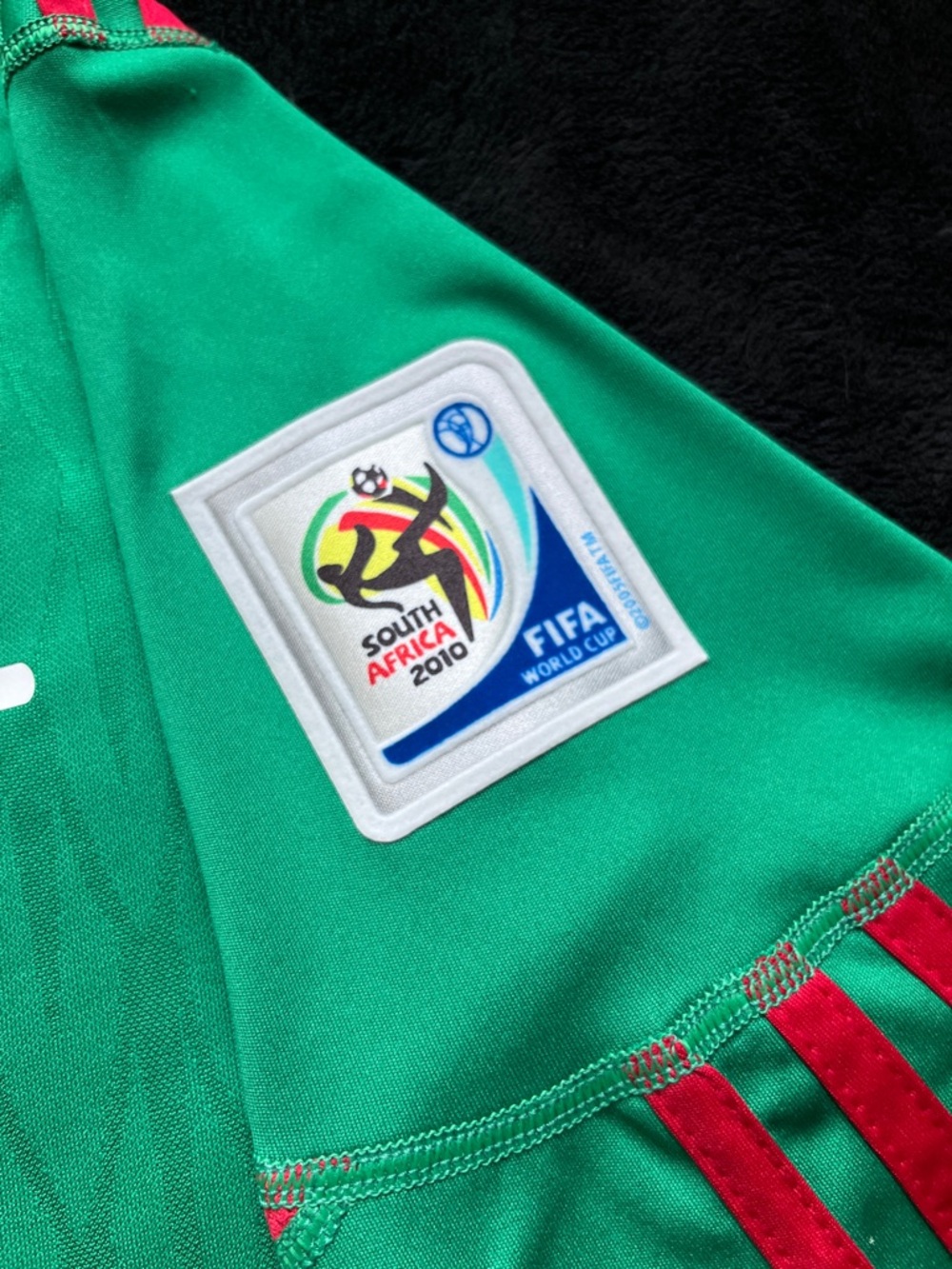 Javier Hernandez #14 Mexico 2010 Home Retro Soccer Jersey Green Chicharito - Picture 4 of 6